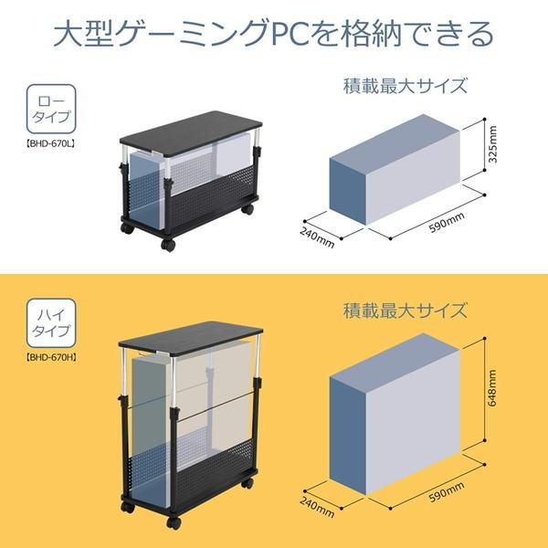 Bauhutte バウヒュッテ 昇降式L字デスク BHD-670L-BK 埃や衝撃