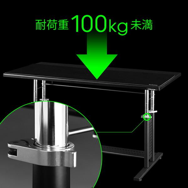 Bauhutte（バウヒュッテ） ゲーミングデスク HD BHD-1000HDM-BK ミドル