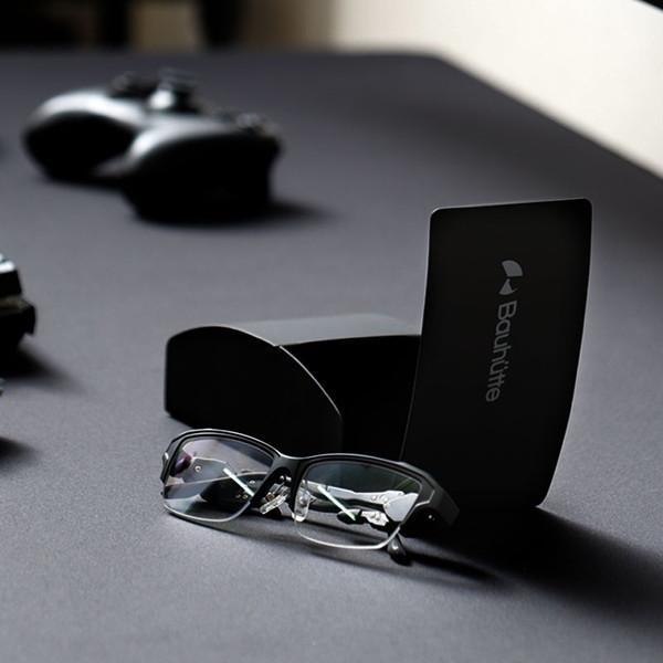 ゲーミングメガネ GODEYE 魔改造 ブラック 度入りレンズ Bauhutte 魔改造GODEYE 度付きレビュー】ヘッドホンの上から掛けれる特許