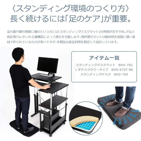 Bauhutte（バウヒュッテ） スタンディングデスク BHD-1000H-WD 身長に
