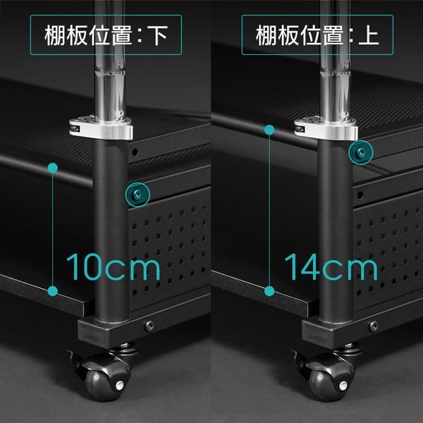 Bauhutte（バウヒュッテ）昇降式テレビ台　新品　未使用 Bauhutte バウヒュッテ 昇降式テレビ台ワイド BHV-1200H-BK 天板