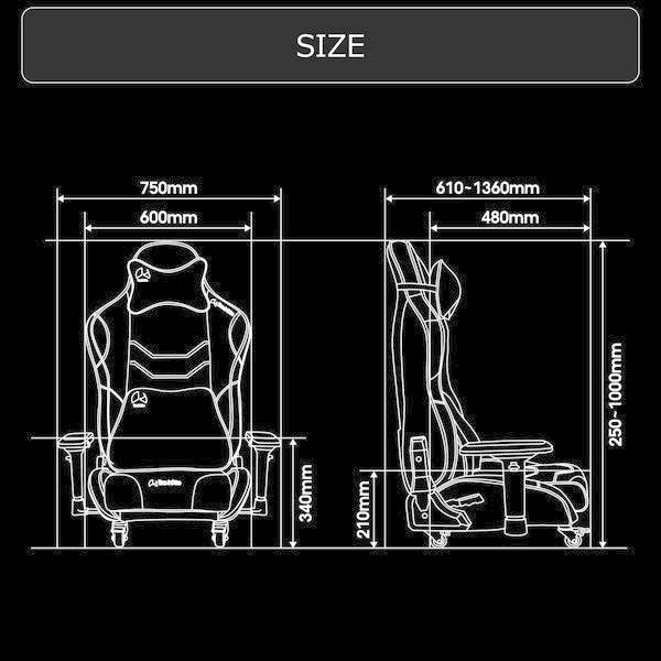 Bauhutte バウヒュッテ ゲーミング座椅子 GX-570-RD ポケットコイル内蔵 リクライニング 背面ポケット付き 取り外せるクッション レッド -メーカー直送- | Bauhutte | 06