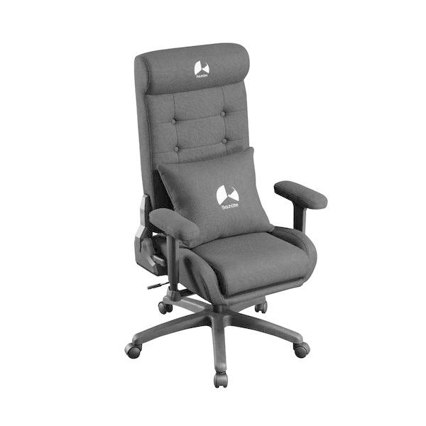 Bauhutte バウヒュッテ ゲーミングチェア G-370-BK ポケットコイル内蔵 ファブリックタイプ 取り外せるクッション リクライニング ブラック -メーカー直送- | Bauhutte