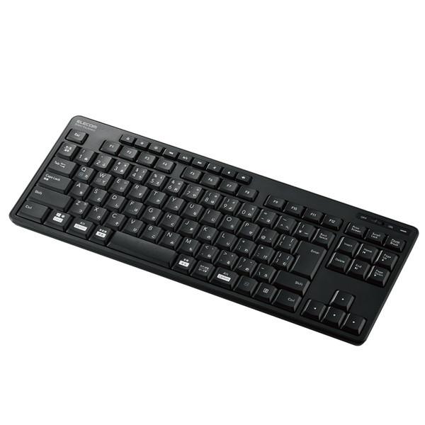 ELECOM エレコム TK-FDM115SKTBK キーボード ワイヤレス 静音 抗菌 ブラック -お取り寄せ品- | ELECOM