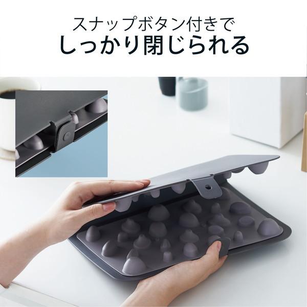 ELECOM エレコム HCK-FABMGY 足つぼマット 耐荷重：約80kg 折り畳み式 ヘルスケア デスクワーク -お取り寄せ品- | ELECOM | 05