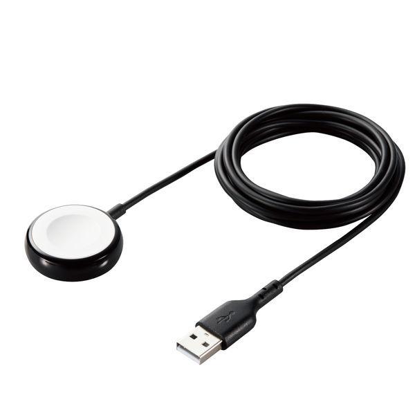 ELECOM エレコム MPA-AWAS20BK Apple Watch アップルウォッチ 充電器 ケーブル 2m Apple正規認証品 ブラック -お取り寄せ品- | ELECOM