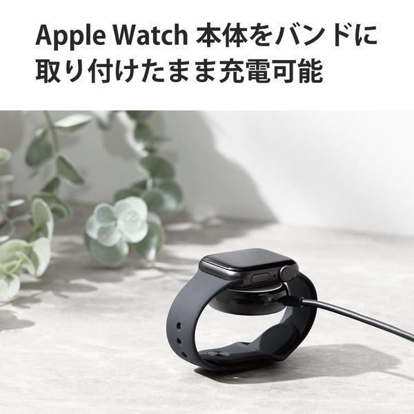 ELECOM エレコム MPA-AWAS20BK Apple Watch アップルウォッチ 充電器 ケーブル 2m Apple正規認証品 ブラック -お取り寄せ品-｜applied-net｜05