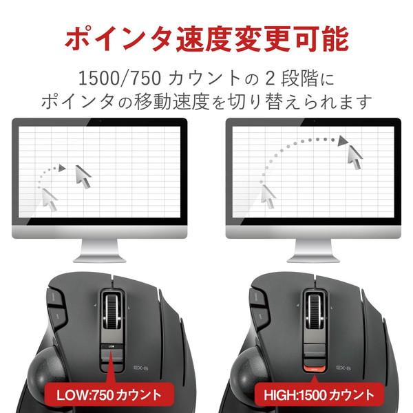 ELECOM エレコム M-XT3DRBK ワイヤレストラックボール(親指操作タイプ) ブラック -お取り寄せ品- | ELECOM | 03