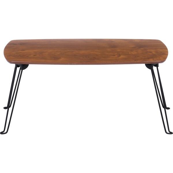 不二貿易 折レ脚ローテーブル トロン 7050 MBR HH-7050 MBR 15236 【代引・日時指定・キャンセル不可・北海道沖縄離島配送不可】-お取リ寄せ- | 不二貿易 | 06