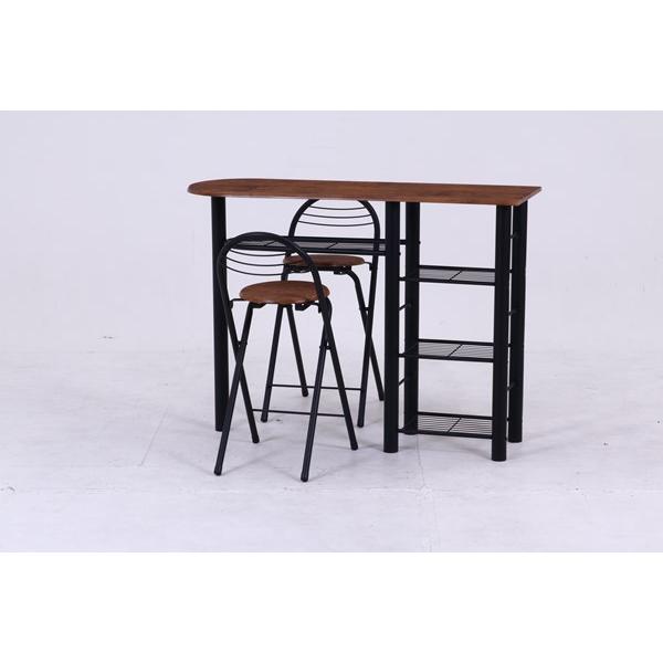 不二貿易 カウンターテーブルチェアセット3点BR 95247 TH3043-1 19363 【代引・日時指定・キャンセル不可・北海道沖縄離島配送不可】-お取リ寄せ- | 不二貿易 | 06