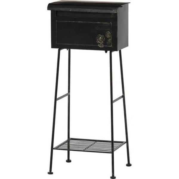 不二貿易 ガーデンポスト(オブジェ) ローズ ブラック 横型  35500 【代引・日時指定・キャンセル不可・北海道沖縄離島配送不可】-お取リ寄せ- | 不二貿易