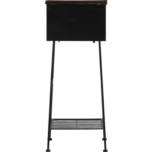 不二貿易 ガーデンポスト(オブジェ) ローズ ブラック 横型  35500 【代引・日時指定・キャンセル不可・北海道沖縄離島配送不可】-お取リ寄せ- | 不二貿易 | 03