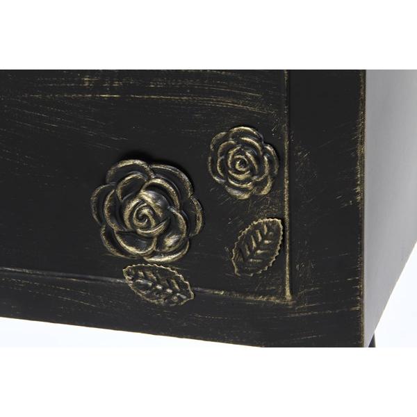 不二貿易 ガーデンポスト(オブジェ) ローズ ブラック 横型  35500 【代引・日時指定・キャンセル不可・北海道沖縄離島配送不可】-お取リ寄せ- | 不二貿易 | 06