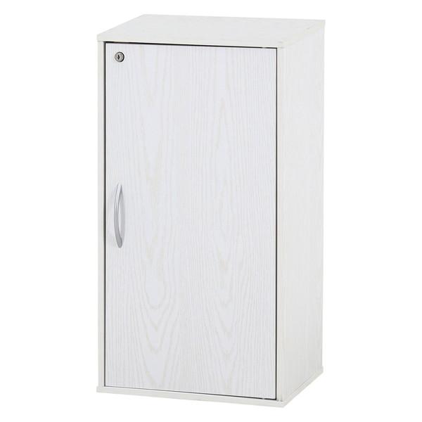 不二貿易 鍵付き収納ボックス オークWH 商品CD52276 【代引・日時指定・キャンセル不可・北海道沖縄離島配送不可】 -お取リ寄せ- | 不二貿易