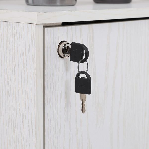 不二貿易 鍵付き収納ボックス オークWH 商品CD52276 【代引・日時指定・キャンセル不可・北海道沖縄離島配送不可】 -お取リ寄せ- | 不二貿易 | 03