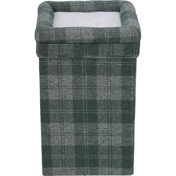 不二貿易 ペットハウス 2ルーム ルーフベッド付 グレーチェック RU0328-4 53720 【代引・日時指定・キャンセル不可・北海道沖縄離島配送不可】-お取リ寄せ- | 不二貿易 | 09