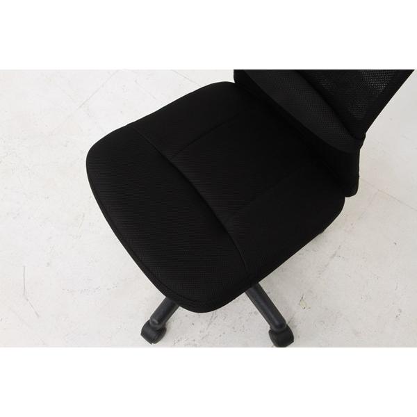 不二貿易 メッシュバックチェアー ハンター BK H-298F BK 90866 【代引・日時指定・キャンセル不可・北海道沖縄離島配送不可】-お取リ寄せ- | 不二貿易 | 07