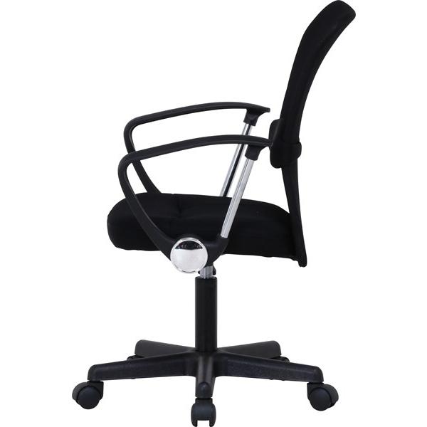 不二貿易 メッシュバックチェアー ハンター 肘付 BK H-298FA BK 90870 【代引・日時指定・キャンセル不可・北海道沖縄離島配送不可】-お取リ寄せ- | 不二貿易 | 02