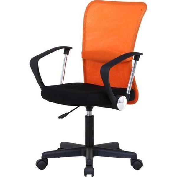 不二貿易 メッシュバックチェアー ハンター 肘付 OR H-298FA OR 90872 【代引・日時指定・キャンセル不可・北海道沖縄離島配送不可】-お取リ寄せ- | 不二貿易