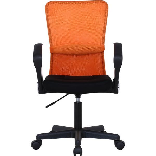 不二貿易 メッシュバックチェアー ハンター 肘付 OR H-298FA OR 90872 【代引・日時指定・キャンセル不可・北海道沖縄離島配送不可】-お取リ寄せ- | 不二貿易 | 01
