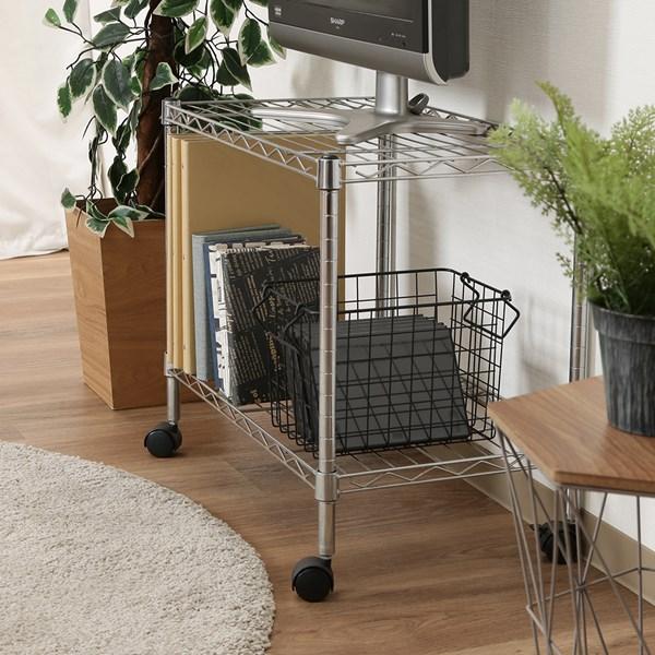 不二貿易 メタルTVラック2段 MTV-2CR MTV-2CR 91783 【代引・日時指定・キャンセル不可・北海道沖縄離島配送不可】-お取リ寄せ- | 不二貿易 | 03