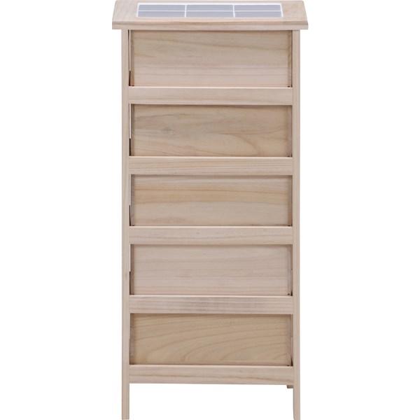 不二貿易 桐製 マルチカラフル5段ボックス シンクエ 2 COLOR HF05-004 39625 【代引・日時指定・キャンセル不可・北海道沖縄離島配送不可】-お取リ寄せ- | 不二貿易 | 09