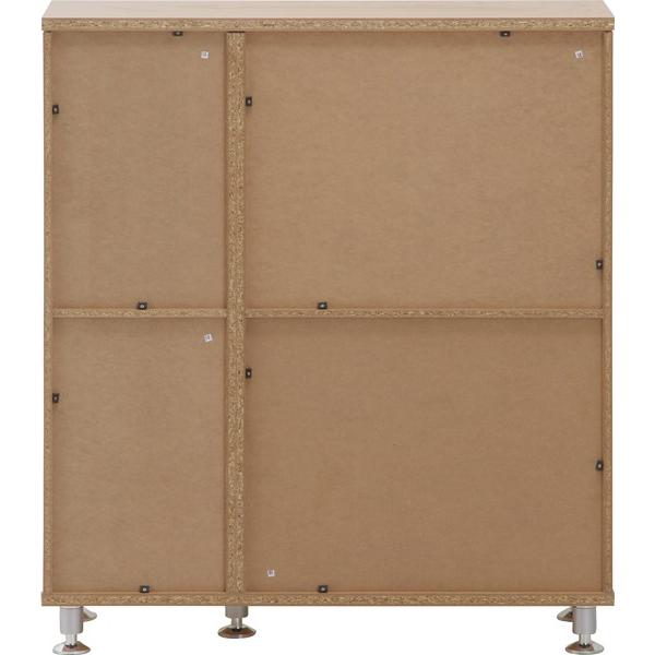 不二貿易 ルーバーシューズボックス ワイド ナチュラル  96564 【代引・日時指定・キャンセル不可・北海道沖縄離島配送不可】-お取リ寄せ- | 不二貿易 | 03