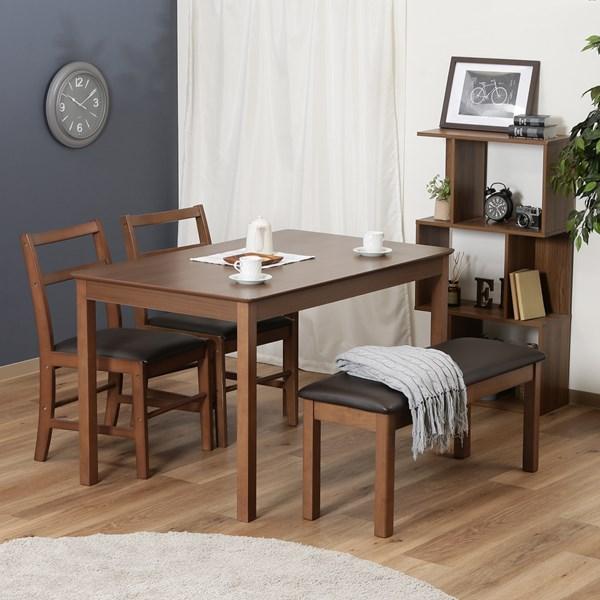 不二貿易 ダイニングベンチ モルト BR 6213-40-9535 98819 【代引・日時指定・キャンセル不可・北海道沖縄離島配送不可】-お取リ寄せ- | 不二貿易 | 02