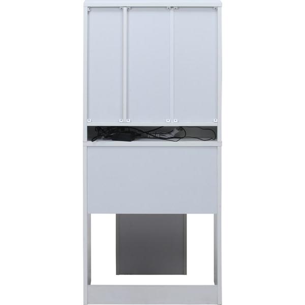 不二貿易 三面鏡ドレッサー WH LEDライト付キ 2019-0812-11 99546 【代引・日時指定・キャンセル不可・北海道沖縄離島配送不可】-お取リ寄せ- | 不二貿易 | 04