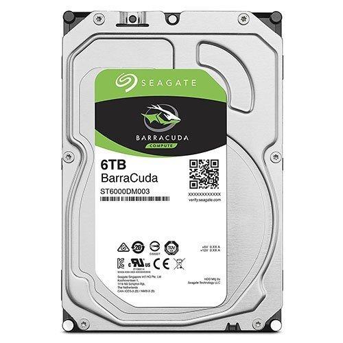 内蔵型ハードディスク SEAGATE シーゲイト 3.5インチ 内蔵HDD BarraCuda 93%OFF 品質満点！ 6TB 新品 6501-2210020495962 ST6000DM003
