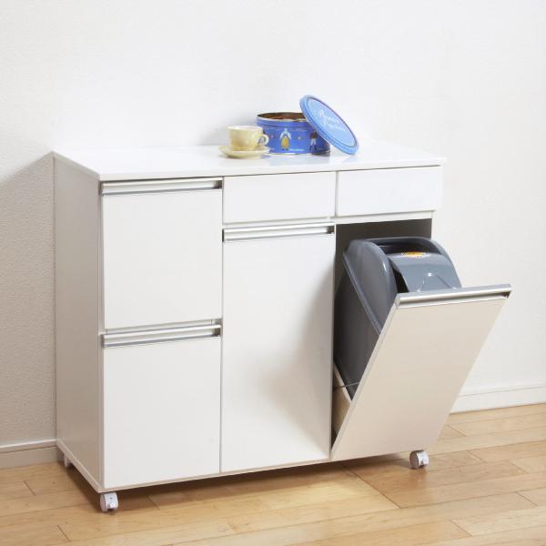 クロシオ ダイニングダストボックス4Dホワイト 23713 【代引・日時指定・キャンセル不可・北海道沖縄離島配送不可】 -お取り寄せ- | クロシオ | 01