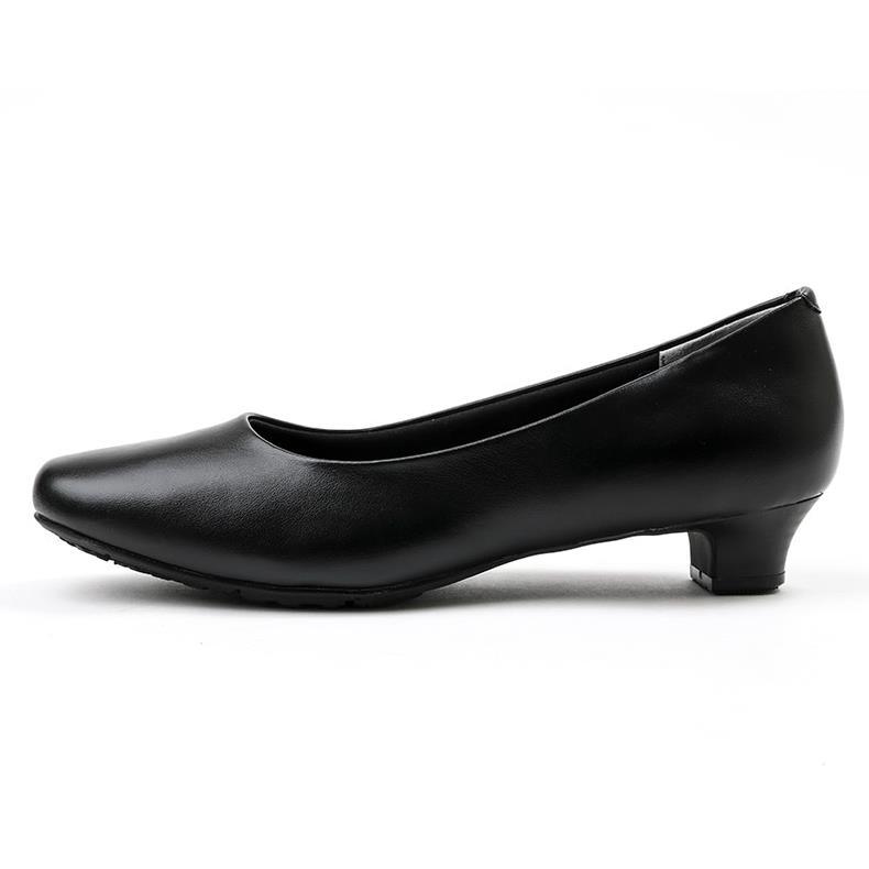 アシックス商事 Lady woker(レディワーカー) 3cmヒール プレーンパンプス LO-17130 レディース ブラック 24.0cm -お取り寄せ品- |  | 01