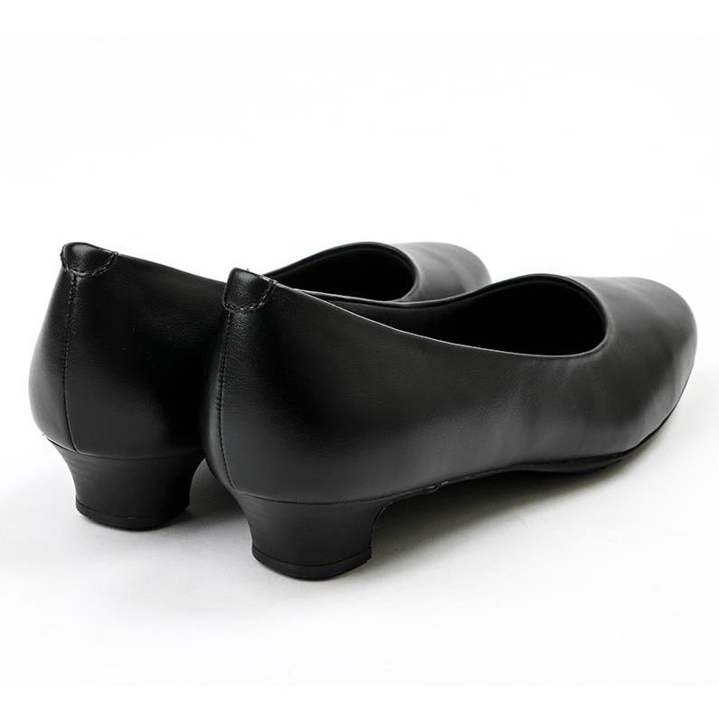 アシックス商事 Lady woker(レディワーカー) 3cmヒール プレーンパンプス LO-17130 レディース ブラック 24.0cm -お取り寄せ品- |  | 02