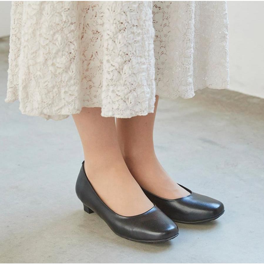 アシックス商事 Lady woker(レディワーカー) 3cmヒール プレーンパンプス LO-17130 レディース ブラック 24.0cm -お取り寄せ品- |  | 08