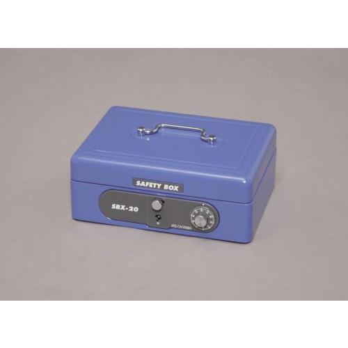 アイリスオーヤマ 手提げ金庫 SBX-A6 ブルー 0501-4905009796885-ds -お取り寄せ品- | IRIS OHYAMA