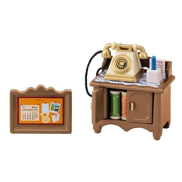 シルバニアファミリー カ-501 電話台セット おもちゃ -取り寄せ- 0389-4905040256607-ds 4905040256607-ds | 