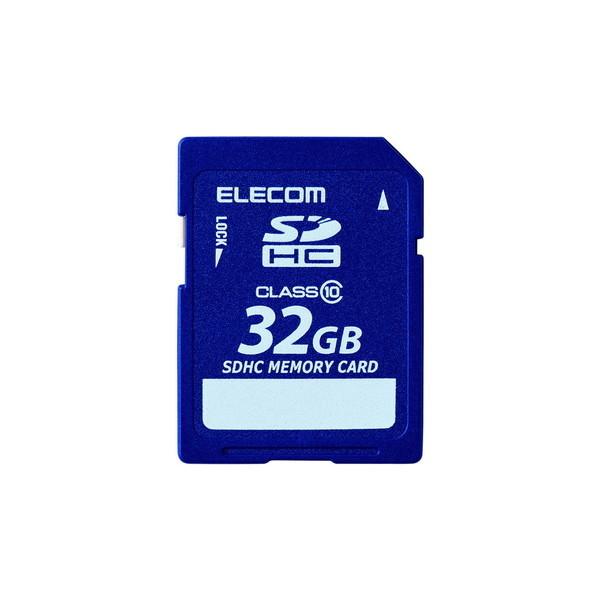 SDHCメモリーカード ELECOM エレコム MF-FSD032GC10R 容量：32GB スピードクラス：CLASS10  SDカード SDメモリーカード 6501-4953103445550900円