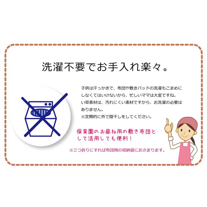 イケヒコ 純国産 い草ごろ寝マット 「さわやか R縁Jrマット」 ピンク 約70×120cm(中:固わた15mm) シンプル ピンク 7514359  -お取り寄せ品- | イケヒコ | 04