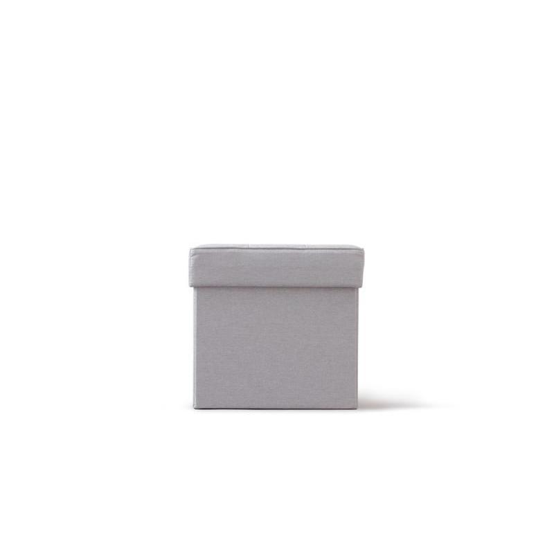 アイリスオーヤマ 折りたたみ収納スツール レギュラー SSTR-38 ライトグレー 0501-4967576453912-ds -お取り寄せ品- | IRIS OHYAMA