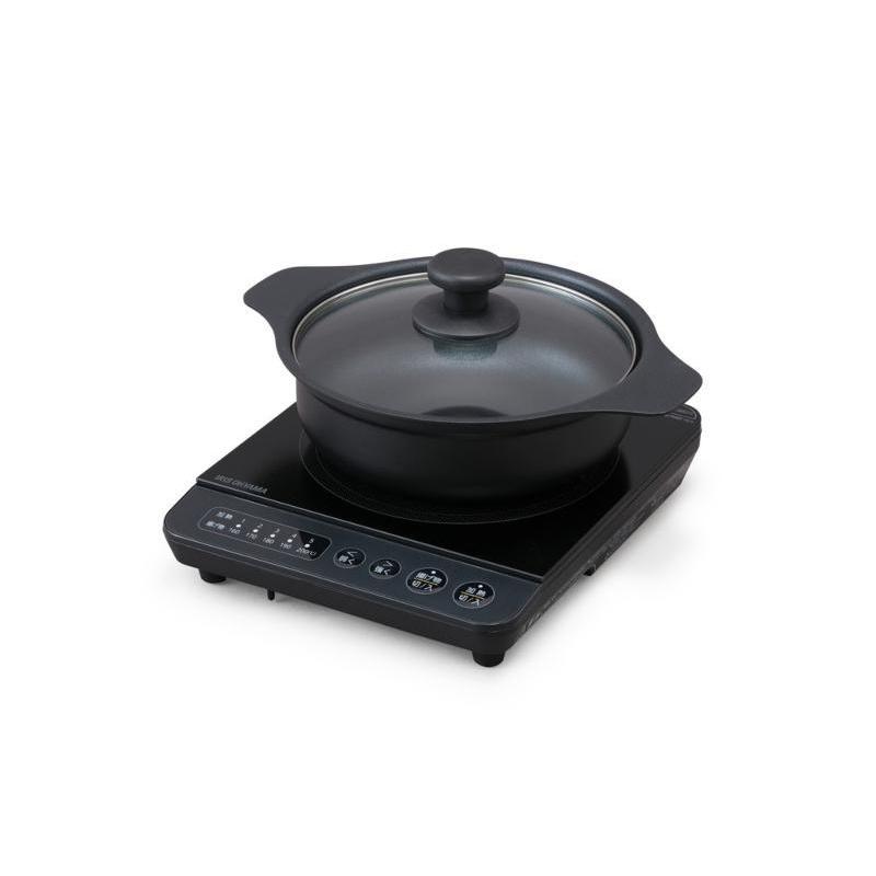 アイリスオーヤマ IHクッキングヒーター 卓上 1000W 鍋セット ブラック IHKP-T3820-B :4967576507349-ds:アプライド - 通販 - Yahoo!ショッピング アイリスオーヤマ IHクッキングヒーター 卓上 1000W 鍋セット ブラック IHKP-T3820-B :4967576507349-ds:アプライド - 通販 - Yahoo!ショッピング