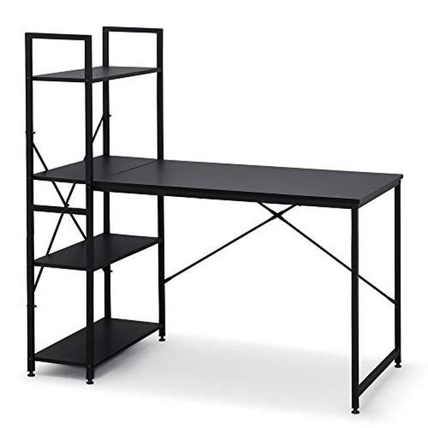 アイリスオーヤマ ラック付きデスク1200×620 RDK-1262 ブラック/ブラック 0501-4967576533140-ds -お取り寄せ品- | IRIS OHYAMA