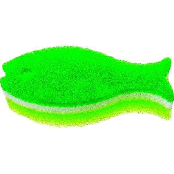 マーナ(MARNA) ポアソンキッチン おさかなスポンジ ディープグリーン  K-170DG -お取り寄せ品- | 