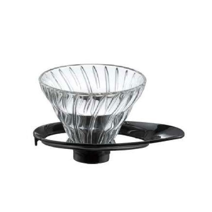 HARIO ハリオ V60 耐熱ガラス透過ドリッパー 01 VDGR-01-B ブラック -お取り寄せ品- | 