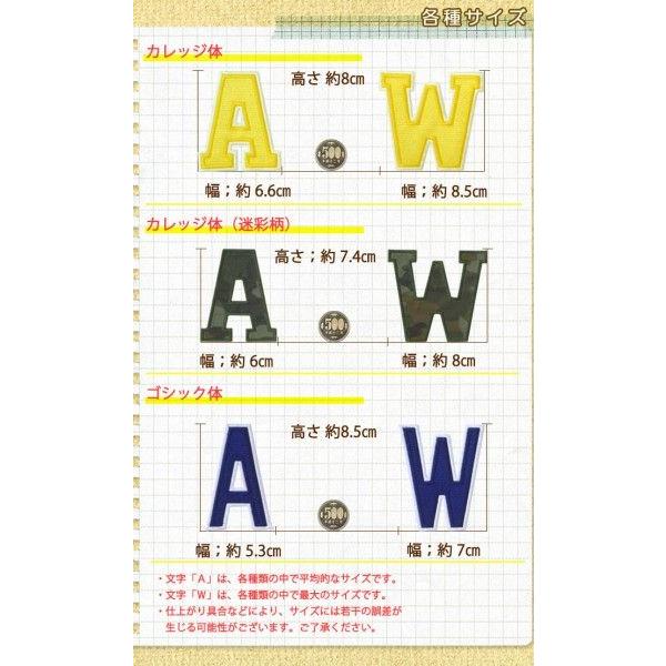 訳あり☆アルファベットワッペン 枠付き 迷彩柄 ・ 文字ワッペン