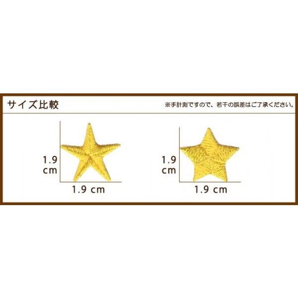 星ワッペン 3個入り Aタイプ ・ 在庫限り かわいい カラフル スター 総