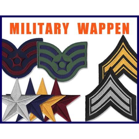 ミリタリーワッペン 刺繍 ワッペン エンブレム 陸軍風 空軍風 星 階級章 大き目サイズ 腕章ワッペン かっこいい アイロン接着対応 Miltary C おともだちの広場 ヤフー店 通販 Yahoo ショッピング