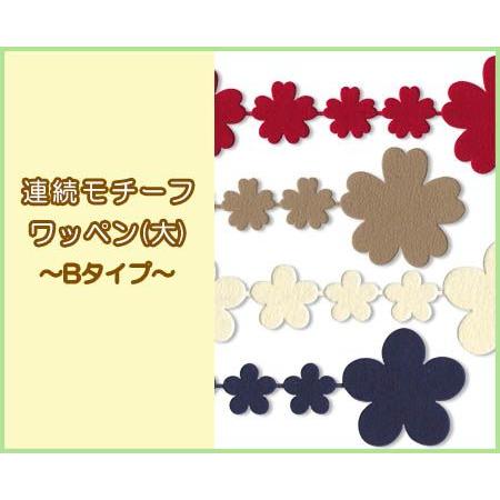 連続モチーフワッペン 大 Bタイプ Re Wappenn L B おともだちの広場 ヤフー店 通販 Yahoo ショッピング