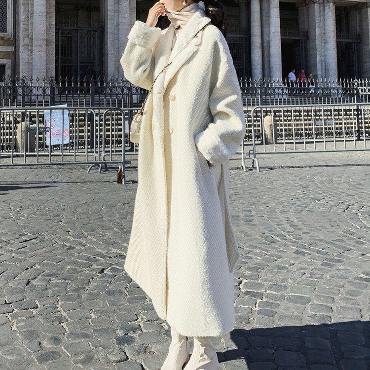 チェスターコート レディース 白 ホワイト ロングコート レディース ロング丈 大きいサイズ 超ロングコート 真冬 マキシ丈 コート お出かけ デート Af5027 Raxia Yahoo 店 通販 Yahoo ショッピング