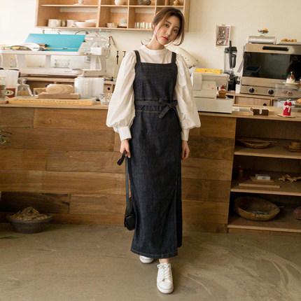 代引不可 ジャンパースカート デニムワンピ ワンピース レディース ワンピ デニム 夏秋服 ロング スクエアネック ウエストマーク きれいめ カジュアル Rx0639 Raxia Yahoo 店 通販 Yahoo ショッピング 格安人気 Www Ladislexia Net