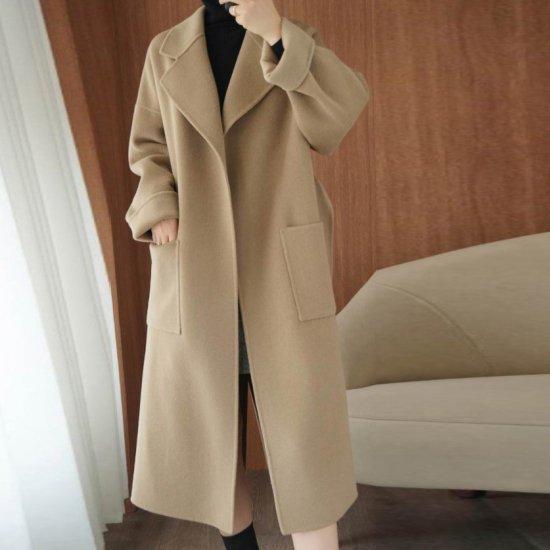 完売 ウールコート ウール100 レディース アウター 冬 秋冬 ロングコート トレンチコート ピーコート ゆったり ゆるめ シンプル 上品 お出かけ 30 Offアウトレットsale Newmatic Ae